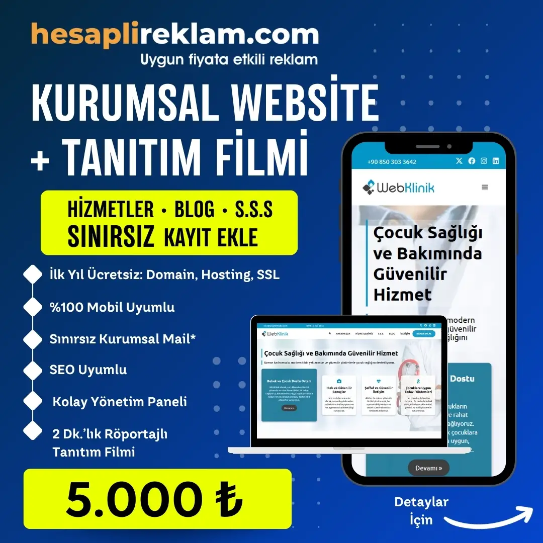 Web Tasarım + Tanıtım Filmi